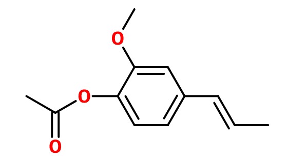 Acétate d'isoeugényle (N° CAS 93-29-8 ; 5912-87-8)​