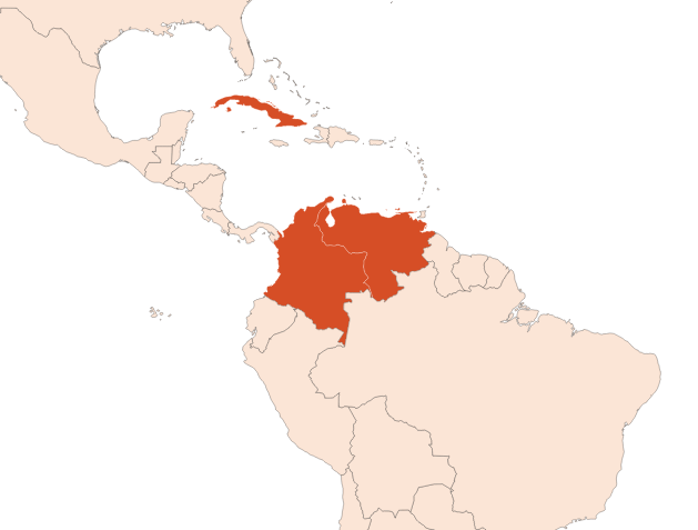 Map for Baume Tolu Résinoïde (N° CAS 9000-64-0 / 8024-03-1)​