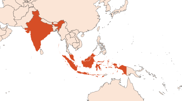 Map for Cubeb pepper Absolute (CAS N° 90082-59-0 // 8007-87-2)​