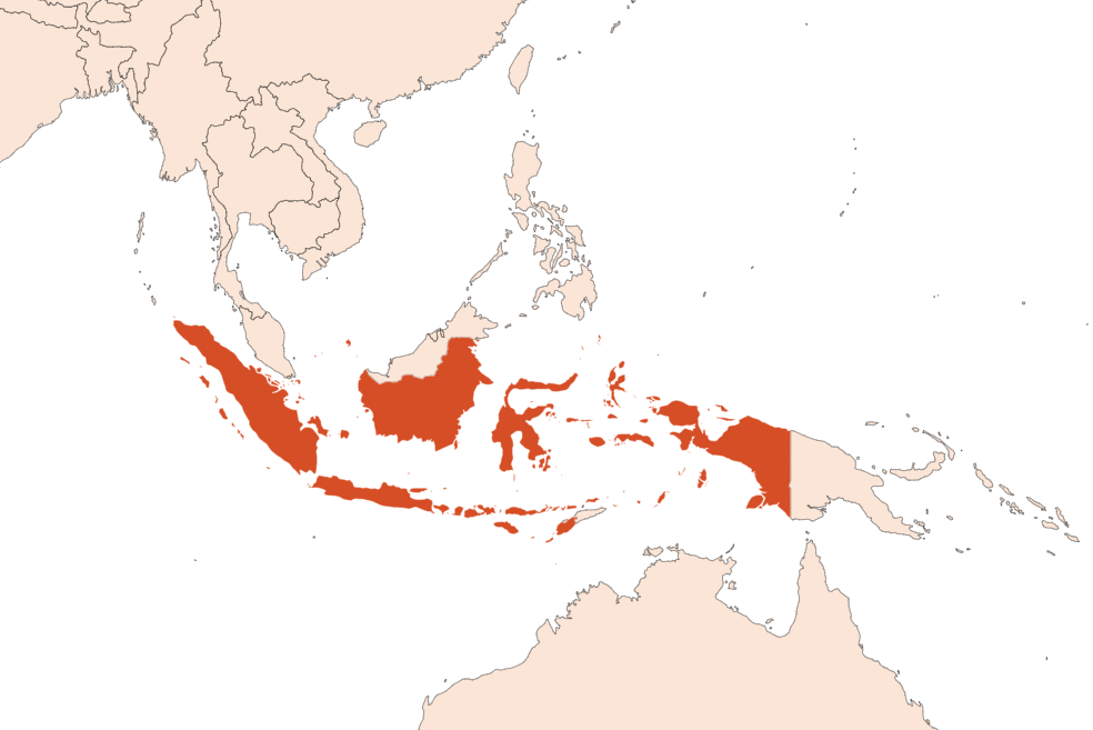 Map for Curcuma zanthorrhiza Absolue (N° CAS 89998-05-0)​