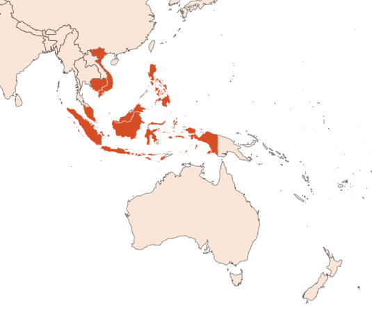 Map for Gurjun balsam light CT copaene (CAS N° 8030-55-5)​