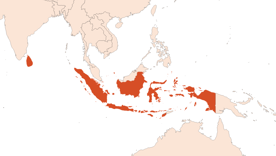 Map for Nutmeg EO (CAS N° 8008-45-5)​